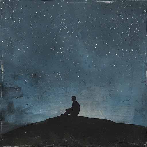 A reflective k pop ballad exploring deep emotions. Gentle, heartfelt piano melodies guide the listener through layers of soft synths and subtle strings, evoking an atmosphere of dreamy introspection beneath a starry night sky.