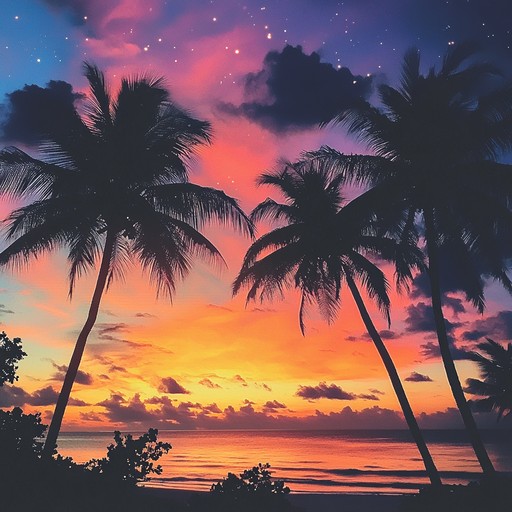 An alluring calypso instrumental highlighting melodic steel drums and gentle percussion. Designed to evoke the serene ambiance of a tropical evening, blending warm harmonies with a relaxed tempo.