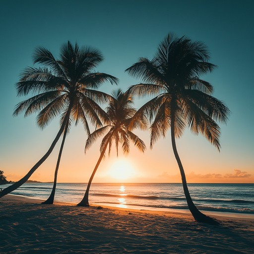 Immerse yourself in the soothing sounds of a tropical evening, where gentle breezes dance through palm trees and soft guitars serenade the sunset. This instrumental piece blends traditional latin rhythms with a tranquil ambiance to create a serene, paradise like atmosphere.