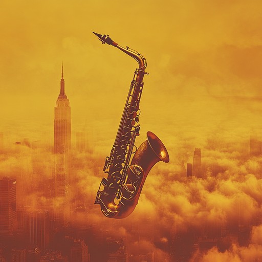 An elegant jazz instrumental that blends rich saxophone melodies with orchestral arrangements to evoke a feeling of timeless majesty and deep nostalgia, inviting listeners on an enchanting journey through musical landscapes.