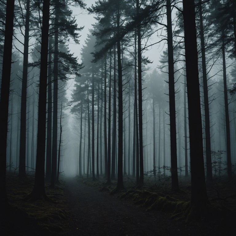 In a realm where dark metal meets eerie atmospheres, this track uses powerful guitar rifts combined with haunting electronic screams to create a sound that's as heavy as it is foreboding. The composition begins with a slow build up leading into a chaotic eruption of sound, symbolizing the omnipresent feeling of dread and uncertainty.