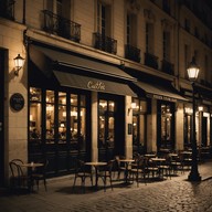 elegant melodies float through moonlit paris