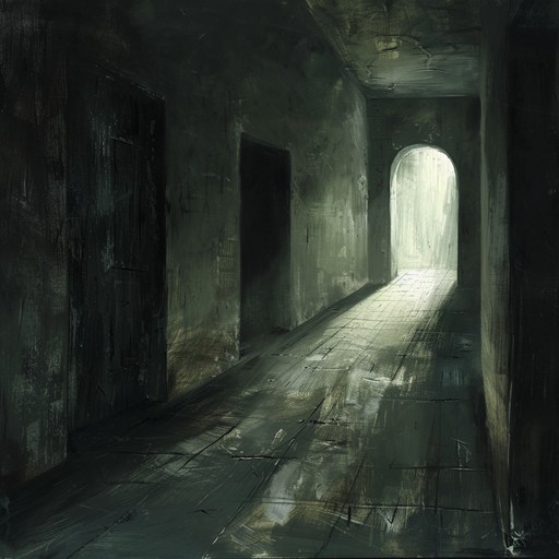 Immerse in an eerie, brooding journey through an empty corridor where haunting whispers and distant echoes evoke a sense of introspection and solitude. Let the dark ambient tones carry you through a world of mystery and shadows, perfect for deep reflection and contemplation.