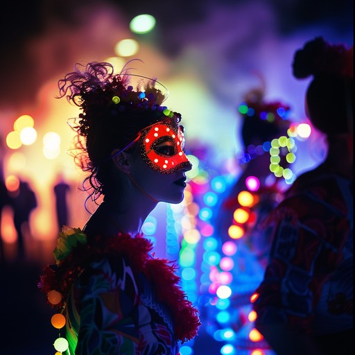 This piece envelopes listeners in the mysterious ambiance of a twilight carnival, combining lively cabaret rhythms with eerie musical elements. The dynamic accordion and vivid sound textures create an enthralling, shadowy atmosphere.