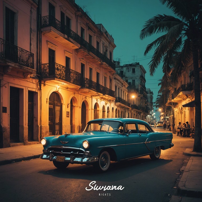 A slow and seductive latin jazz tune perfect for a romantic evening in havana. Smooth and sensual trumpet melodies intertwine with the gentle strumming of an acoustic guitar, as the soft beats of bongos and cowbells keep a steady rhythm in the background. The song evokes images of couples dancing closely under the stars, with the warm caribbean breeze blowing through their hair.