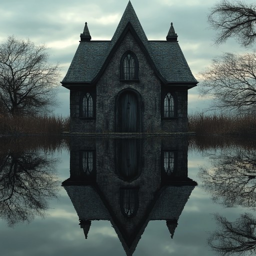 Experience a haunting funhouse of twisted reflections and dark corridors. Eerie calliope tunes weave through the atmosphere, creating a sinister yet mesmerizing landscape that draws listeners into a world of unsettling surprises and chilling wonders.