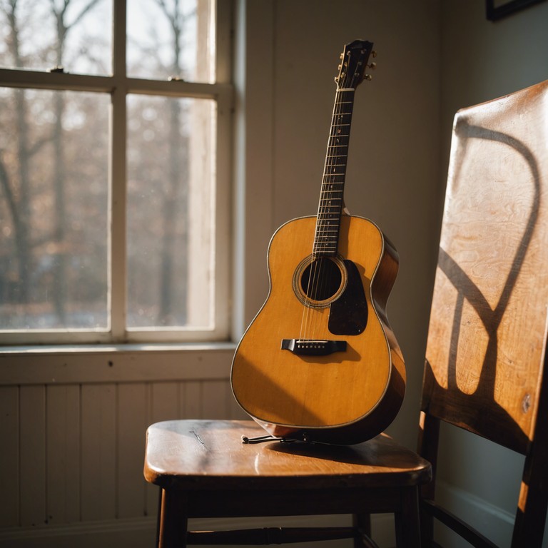 This track captures the essence of nostalgia and serenity, utilizing the gentle plucking of a classical guitar to conjure images of a bygone era, encouraging the listener to pause and savour the peacefulness of the moment.