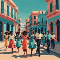 energetic beats blend with lively percussion