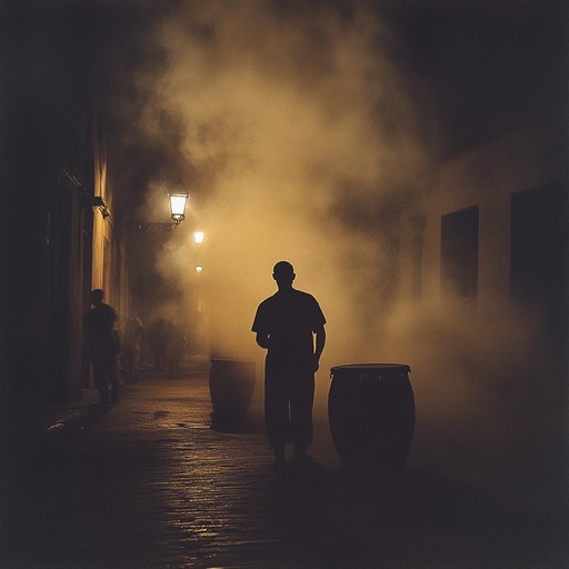 A haunting instrumental piece that weaves eerie afro cuban rhythms, transporting listeners to the shadowy streets of havana at night. The fusion of traditional percussion and ghostly melodies evokes a mysterious atmosphere filled with whispers of the past.