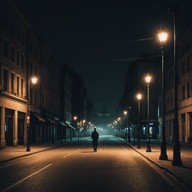 explore nostalgic emotions on a solitary night walk