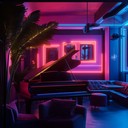 lively jazz with modern electronic twist, perfect for lounges