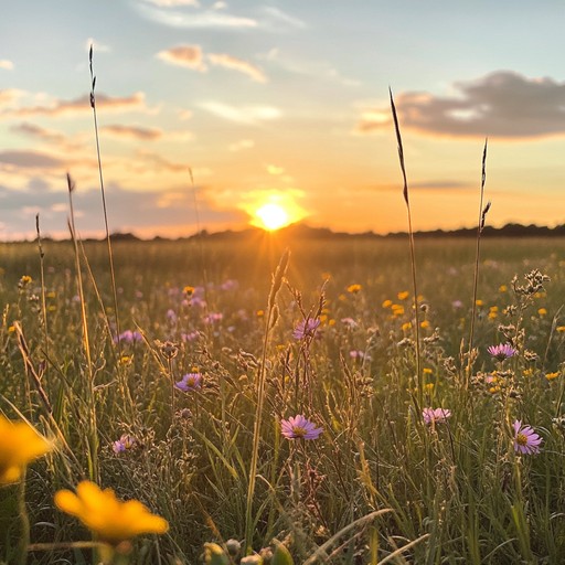 This instrumental track captures the essence of a carefree afternoon in the countryside. With lively acoustic guitar strumming, gentle melodies, and organic percussion, it creates a sunny, relaxing atmosphere perfect for unwinding. Imagine walking through sunlit meadows, feeling the warmth of the sun and the gentle breeze. The song transports you to a peaceful, idyllic setting, offering a moment of blissful escape.