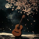 a soothing guitar serenade capturing love's moonlit whispers