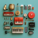 heartfelt melodies crafted with playful toy instruments