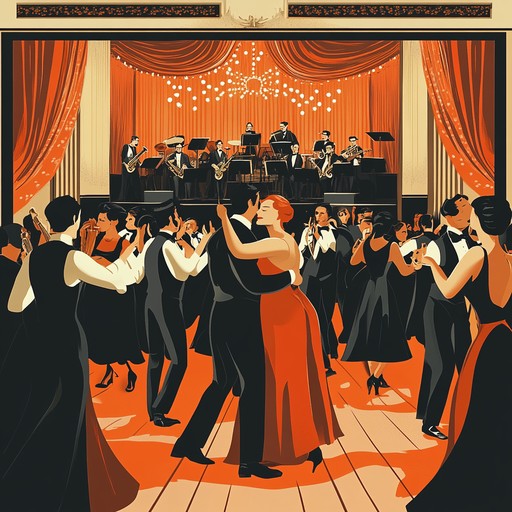 An energetic instrumental swing piece that captures the essence of the 1930s dance halls. Bursting with lively rhythms, quick tempos, and bold brass melodies, this composition will get listeners on their feet. The piece is punctuated by vibrant saxophone solos and a fast paced rhythm section, evoking a sense of joy and excitement perfect for high energy dance floors.