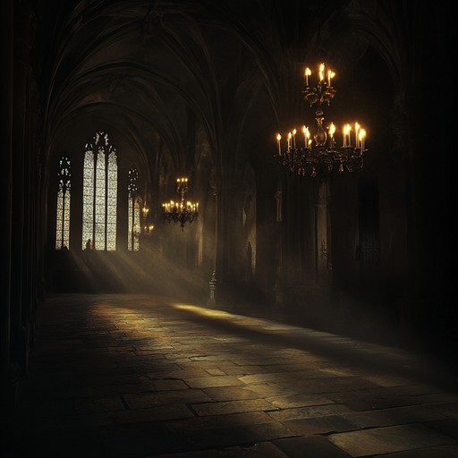 A spine chilling neoclassical piece that transports the listener to an ancient, abandoned gothic hall. The composition features a solitary piano playing eerie, dissonant melodies underlined by subtle string arrangements that build an atmosphere of suspense and unease. Echoing effects and distant, ghostly choirs enhance the haunting mood, making this track perfect for invoking a sense of mystery and dread.