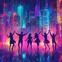 an upbeat dance track celebrating life under the city lights