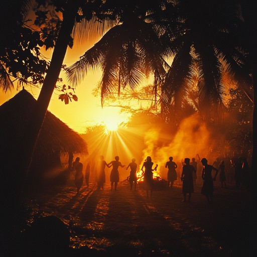 Experience a heartwarming and soulful tribal song, blending traditional rhythms with contemporary elements to create a harmonious and evocative soundscape that celebrates unity and community. The use of earthy percussive instruments and soothing melodies will transport you to a place of peace and togetherness.