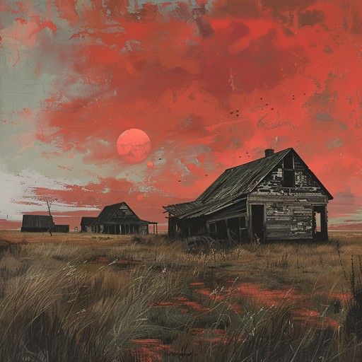 Feel the eerie desolation of a haunted prairie, captured through dark americana melodies and subtle industrial undertones. This instrumental piece combines steel guitar with atmospheric reverb to evoke a truly chilling landscape.