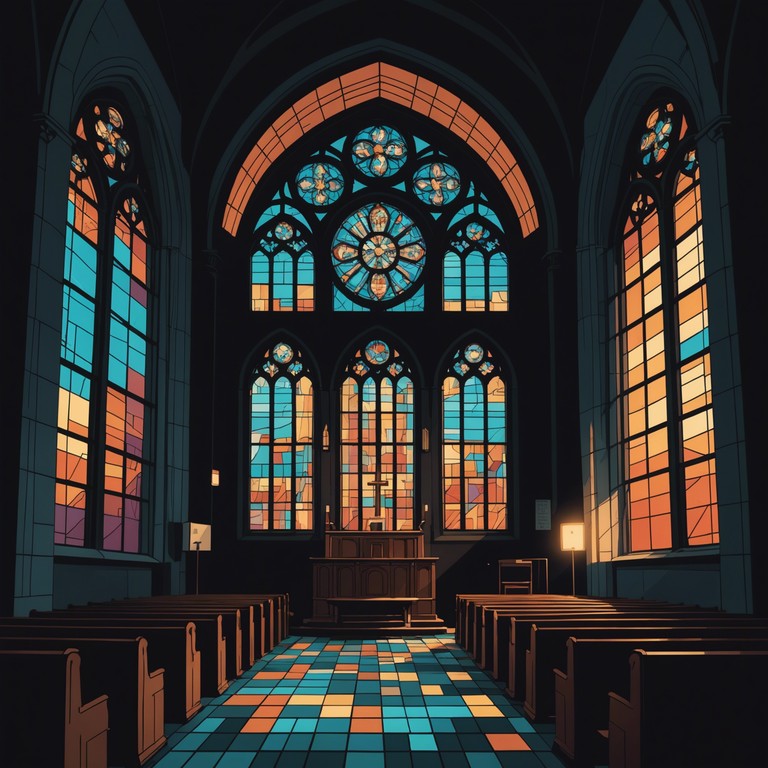 In this track, sinister organ chords weave through soul stirring gospel vocals, creating a compelling juxtaposition of darkness and light. No words are sung, allowing the haunting harmonies to speak volumes. Subtle dissonance captures a sense of lurking mysteries and unresolved tensions, perfect for evoking deep emotional responses in the listener.