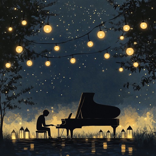 A comforting instrumental that weaves smooth jazz melodies with soulful tones, ideal for evoking warm memories of summer nights. The piano's gentle harmonies and soulful saxophone phrases provide a heartwarming and relaxing ambiance.