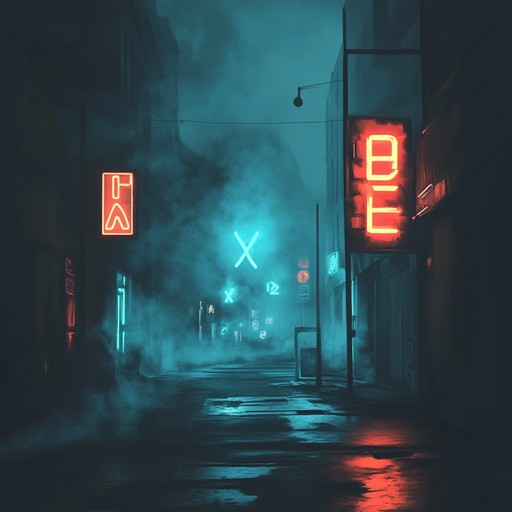 A dark instrumental funk piece featuring groovy basslines, haunting synth melodies, and rhythmic percussion, creating an atmosphere of mystery and suspense.