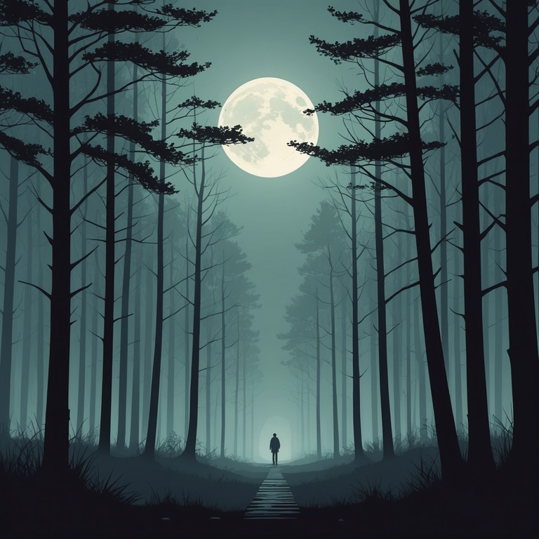 Imagine a soundtrack tailored for a journey through mysterious, fog laden forests where each step unveils deeper layers of solitude and eerie tranquility, carried by the plaintive twang of a banjo.