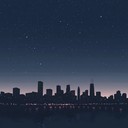 a soothing melody reflecting the quiet nights in town