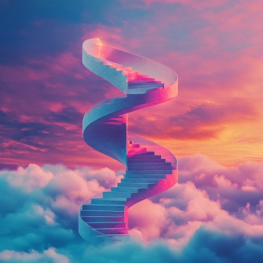 An uplifting instrumental progressive rock track featuring dynamic guitar riffs, intricate drum patterns, and soaring synth melodies. The composition builds intensity through evolving time signatures and layered instrumentation, creating a sense of upward movement and excitement.
