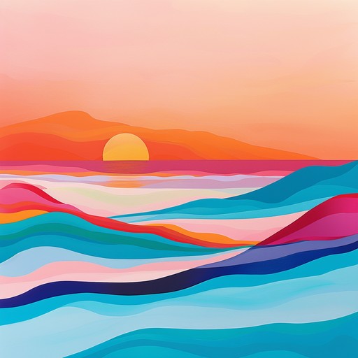 An instrumental track that combines the uplifting tempo of dancepop with deep, emotional vibes, creating a perfect balance for inspirational moments. The song features playful synthesizer melodies that mimic the awe of a sunrise on a psychedelic beachscape, paired with an energetic beat that encourages the listener to dance away their fears.