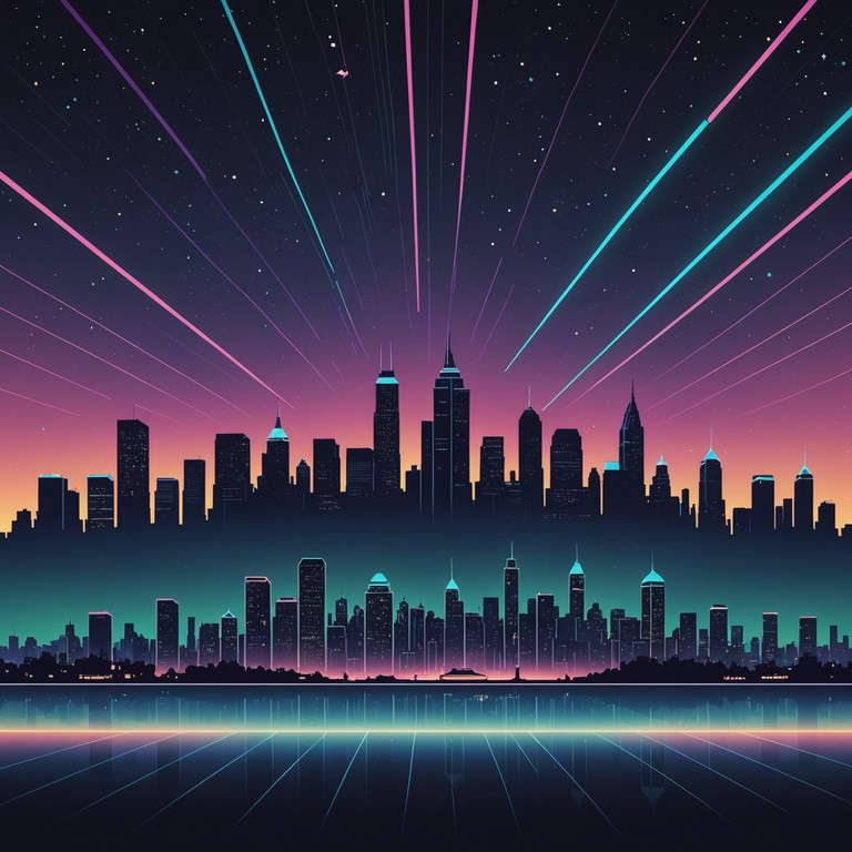 Delve deeper into the essence of the city at night, where every street and alleyway shimmers with neon signs, and the sounds you hear are as colorful as the sights. The music captures this unique vibe, taking you on a journey where electric guitar notes paint a musical picture as vivid as the urban scenery around you.