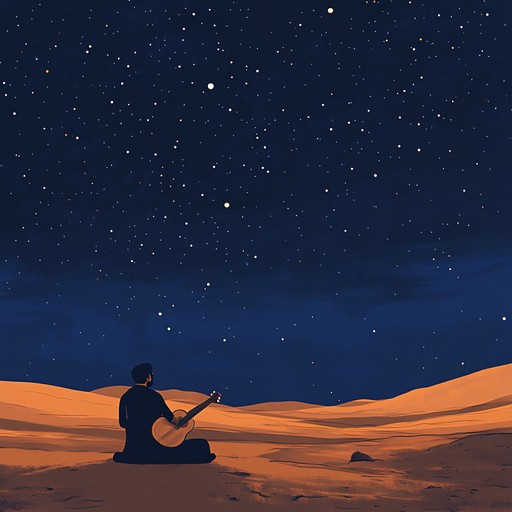 Evoking the timeless essence of arabian nights, this composition draws from the deep rooted music traditions of the middle east, enriched by the haunting sound of the oud. It captures the feel of a tranquil desert under a star filled sky, where each note resonates with the mystery and majesty of ancient lands.