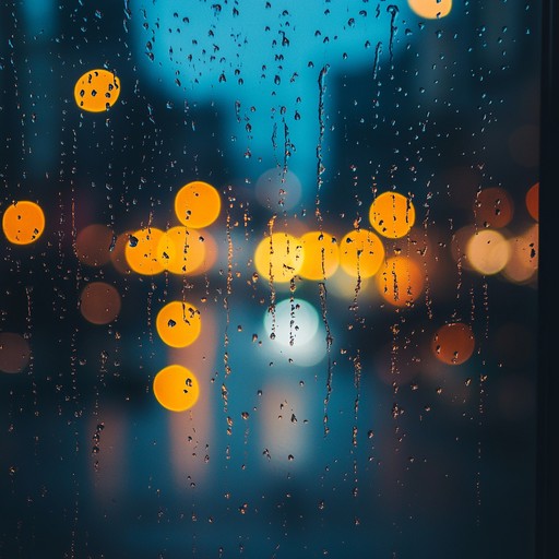 Imagine sitting by your window, watching raindrops race down the glass. The soft, melancholic yet comforting beats of lofi music rhythmically pulse in the background, reflecting the contemplative and nostalgic feelings that a rainy day can evoke.