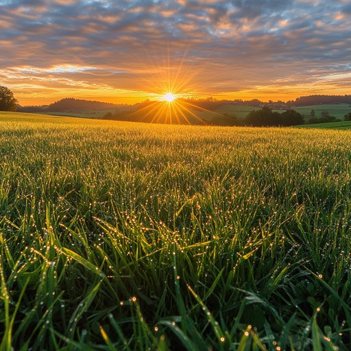 Imagine a musical piece that accompanies the first rays of sunlight, enhancing the morning with its vibrant and heartwarming tones, ideal for waking up with a smile.