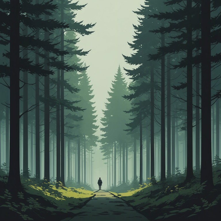 Immerse yourself in a mystical journey through a lush, green forest where the sounds of wildlife and rustling leaves create a serene harmonic backdrop. This track features spectral ambient layers, intertwined with faint whispers of nature, crafting an enigmatic yet soothing soundscape.