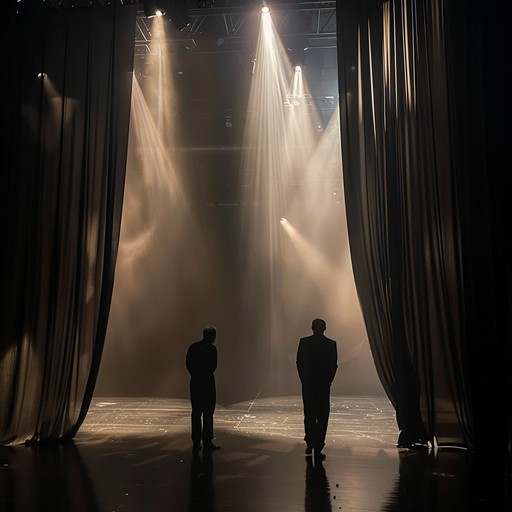 An instrumental cabaret piece that weaves haunting melodies with dark and powerful undertones. A piano leads the ensemble, creating a mysterious and eerie atmosphere, perfect for a suspenseful or gothic setting.