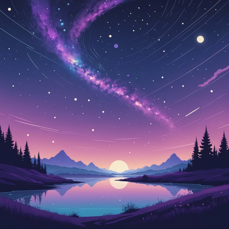 Dive into the depths of space with cosmic serenity echoes, a track that offers a peaceful auditory experience designed to soothe the mind and elevate the spirits. Rich synthesized layers weave together, forming an all encompassing audio environment ideal for deep relaxation or creative inspiration.