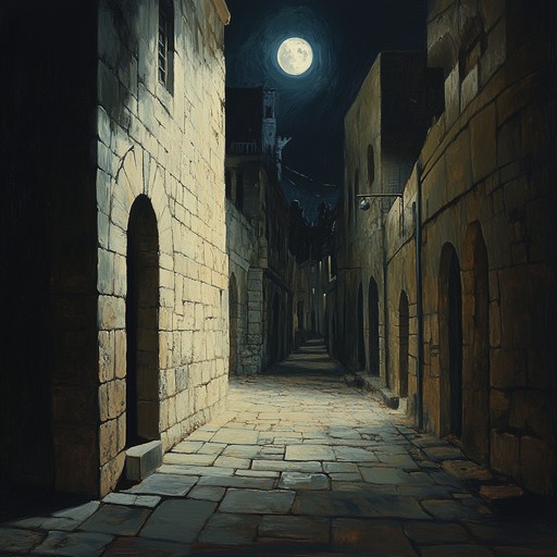 A touching instrumental merging romantic themes with traditional jewish melodies, evoking the feeling of wandering ancient jerusalem streets filled with love