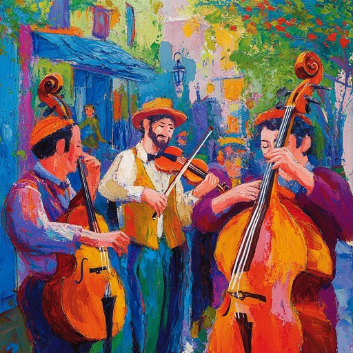 This klezmer piece blends traditional jewish melodies with modern elements, featuring spirited clarinet and rhythmic accordion. Perfect for lively celebrations and dancing.