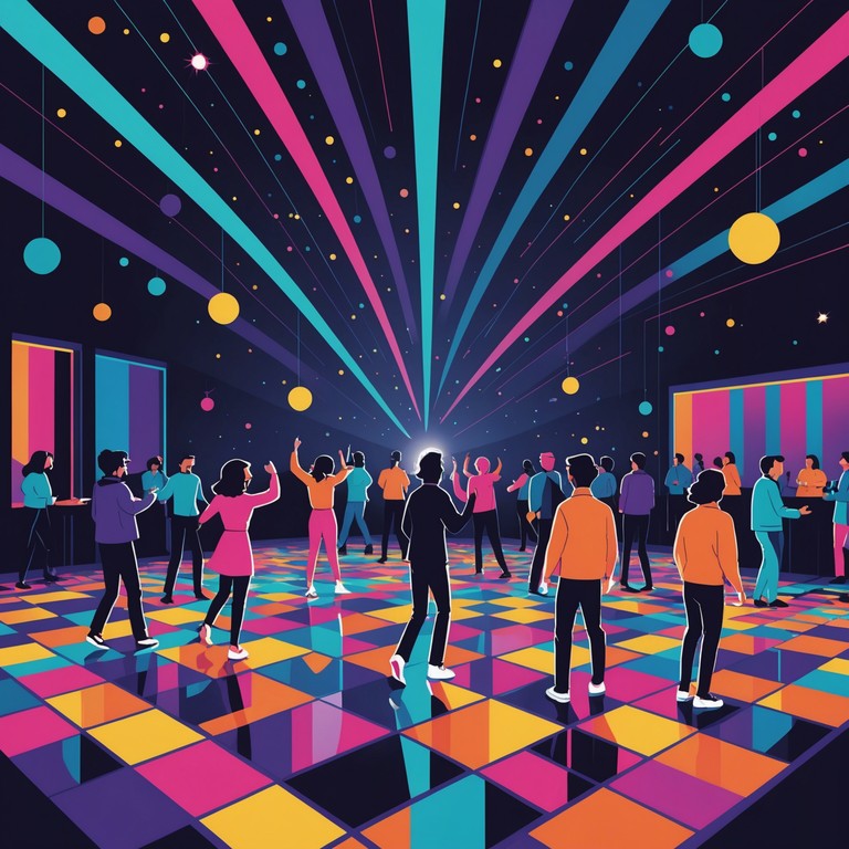 This track features a vibrant blend of classic disco sounds with modern energetic rhythms, perfect for bringing the dance floor alive. With its upbeat tempo and joyful harmonies, it captures the essence of a blissful summer dance party.