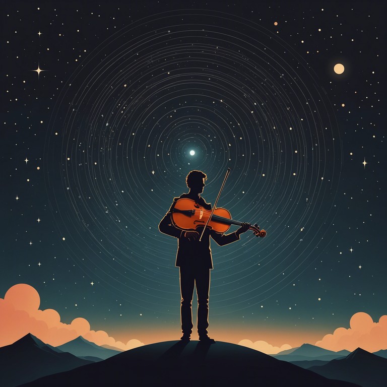 Amidst the backdrop of a desolate cosmic landscape, a violin plays mournfully as the orchestra grows from silence into a full, overpowering force, narrating the story of a journey from despair to strength.