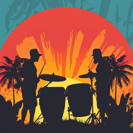 Capture the essence of a vibrant forró festival as the sun sets, blending traditional brazilian rhythms with modern melodic elements for a fresh, lively vibe