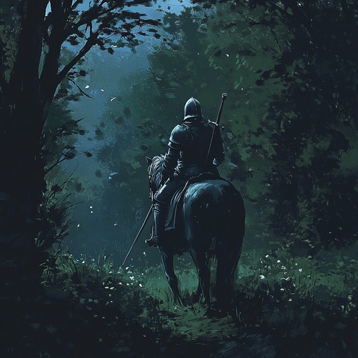 This instrumental piece weaves an epic narrative through a heroic, medieval melody, reminiscent of ancient troubadour tales. The music takes listeners on a journey, evoking images of valiant knights, mysterious lands, and grand adventures. The piece is driven by a powerful lute, supported by orchestral elements, creating a dynamic and expansive soundscape.