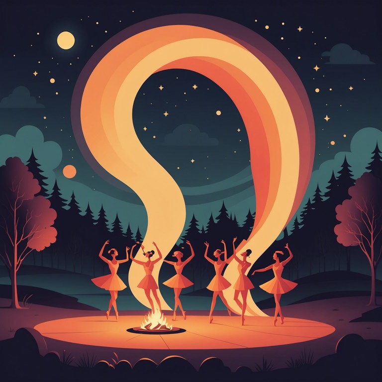 With a pulsating beat and depth, this track utilizes traditional tribal percussion to mimic the heart pounding atmosphere of an ancient nightly ceremony, evoking images of fire lit dances and shamanistic rituals. It builds with an increasing tempo, symbolizing an approaching climactic tribal event.