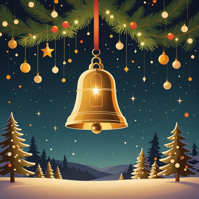 A sound that embraces the heartwarming and festive joy of christmas through the enchanting play of bells, bringing delight and a festive atmosphere to any setting.