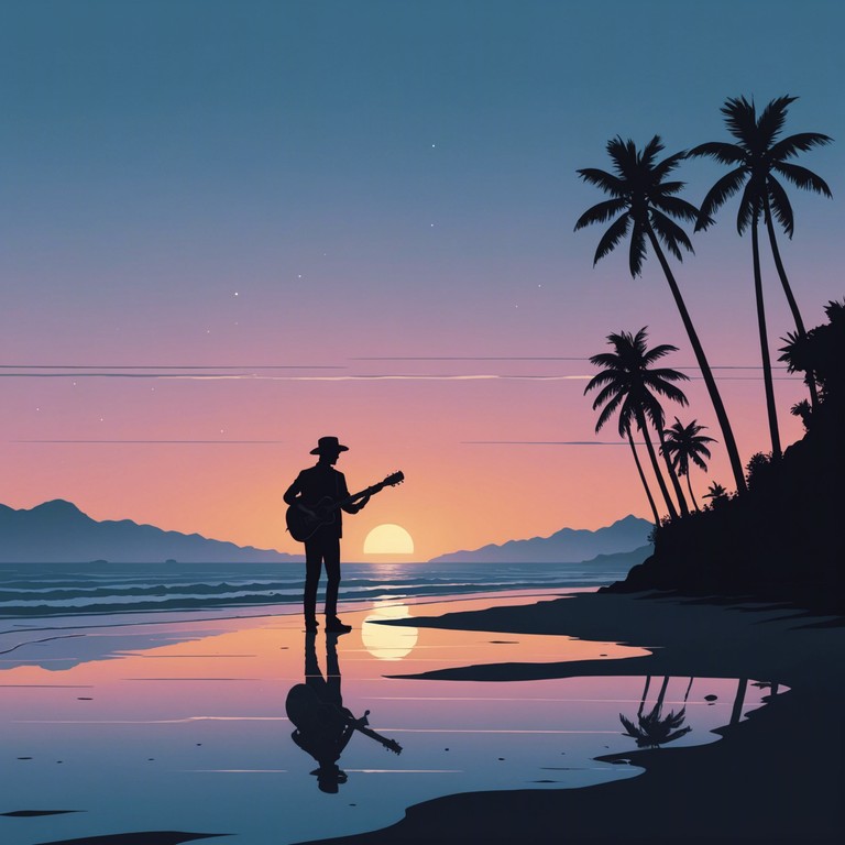 Imagine sitting on a tranquil beach as the sun sets, with gentle guitar strums creating a soft, melodic background that soothes the soul and calms the mind.