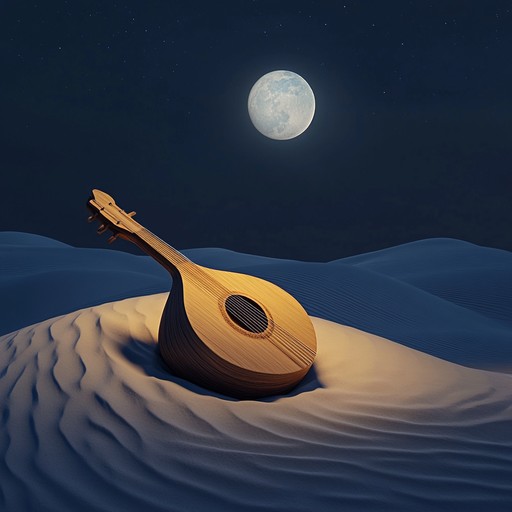 An evocative piece where desert winds carry melodies of solitude.