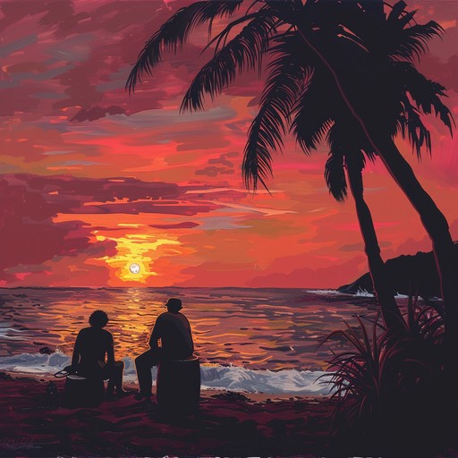 A soothing calypso tune capturing the essence of a tropical romantic sunset. The gentle steel drum melodies intertwined with mellow percussion bring to life the warmth and passion of a serene beachside evening. Ideal for relaxing, reminiscing, and kindling romance.