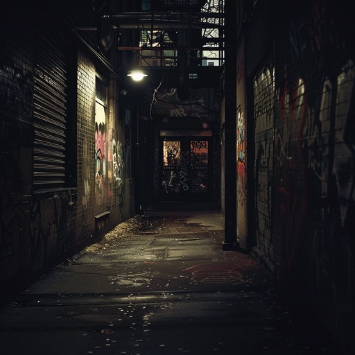 Dive into the shadowy streets of a dystopian city as dark trip hop rhythms intertwine with melancholic melodies, creating a hauntingly immersive soundscape that resonates with gritty urban vibes and hypnotic undercurrents