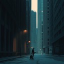 a melancholic instrumental merging folk tones with urban solitude